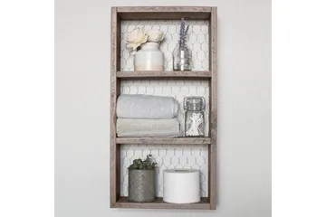 Pukkuri Vägghylla 30 cm - Brun - Förvaring - Hylla - Vägghylla