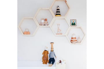 Pukkuri Vägghylla 36 cm - Brun - Förvaring - Hylla - Vägghylla