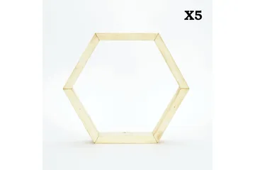 Pukkuri Vägghylla 36 cm - Brun - Förvaring - Hylla - Vägghylla