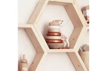 Pukkuri Vägghylla 36 cm - Brun - Förvaring - Hylla - Vägghylla