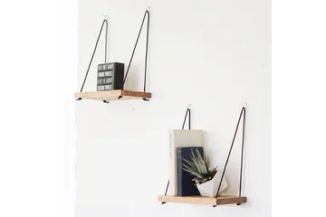 Pukkuri Vägghylla 40 cm - Brun - Förvaring - Hylla - Vägghylla