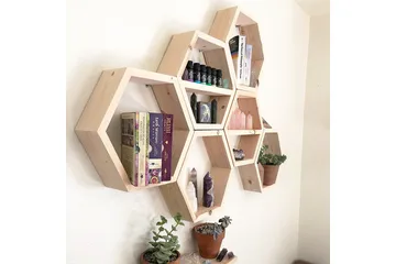 Pukkuri Vägghylla 42 cm - Brun - Förvaring - Hylla - Vägghylla