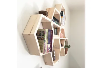 Pukkuri Vägghylla 42 cm - Brun - Förvaring - Hylla - Vägghylla