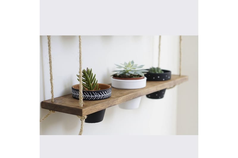 Pukkuri Vägghylla 60 cm - Brun - Förvaring - Hylla - Vägghylla