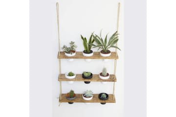 Pukkuri Vägghylla 60 cm - Brun - Förvaring - Hylla - Vägghylla