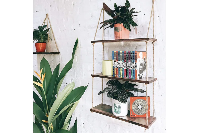 Pukkuri Vägghylla 60 cm - Brun - Förvaring - Hylla - Vägghylla