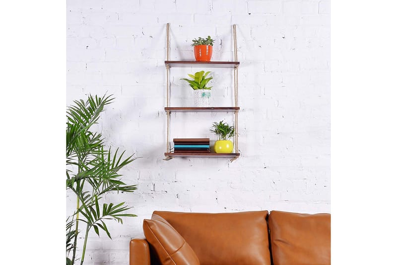 Pukkuri Vägghylla 60 cm - Brun - Förvaring - Hylla - Vägghylla