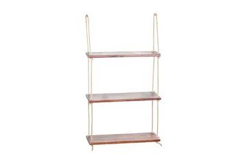 Pukkuri Vägghylla 60 cm - Brun - Förvaring - Hylla - Vägghylla