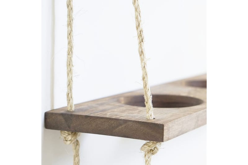 Pukkuri Vägghylla 60 cm - Brun - Förvaring - Hylla - Vägghylla