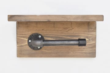 Pukkuri Pappershållare 30 cm - Brun/Svart - Inredning - Badrumsinredning - Toalettpappershållare