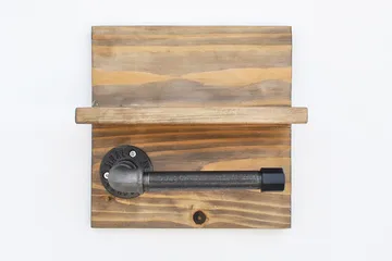 Pukkuri Pappershållare 14 cm - Brun/Svart - Inredning - Badrumsinredning - Toalettpappershållare