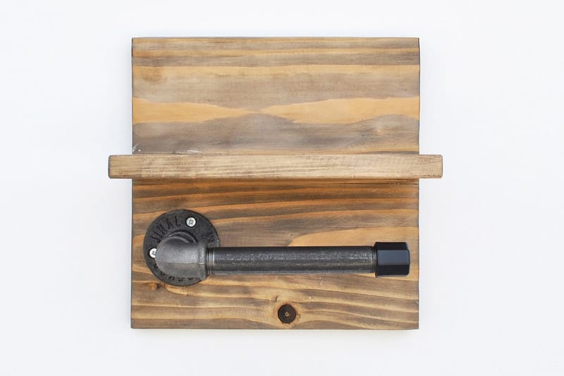 Pukkuri Pappershållare 14 cm - Brun/Svart - Inredning - Badrumsinredning - Toalettpappershållare