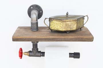 Pukkuri Pappershållare 31 cm - Brun/Svart - Servering & matlagning - Köksredskap & kökstillbehör