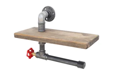 Pukkuri Pappershållare 31 cm - Brun/Svart - Servering & matlagning - Köksredskap & kökstillbehör