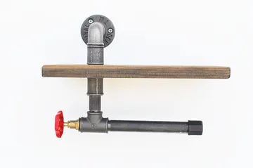 Pukkuri Pappershållare 31 cm - Brun/Svart - Servering & matlagning - Köksredskap & kökstillbehör