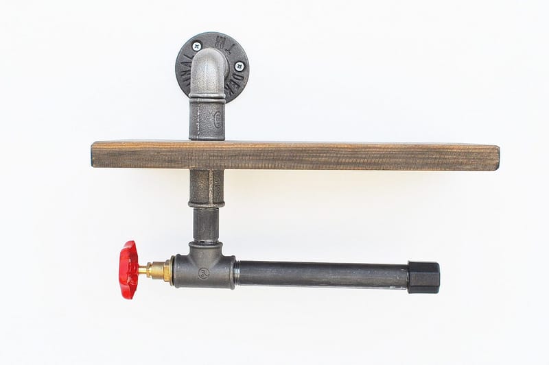 Pukkuri Pappershållare 31 cm - Brun/Svart - Servering & matlagning - Köksredskap & kökstillbehör