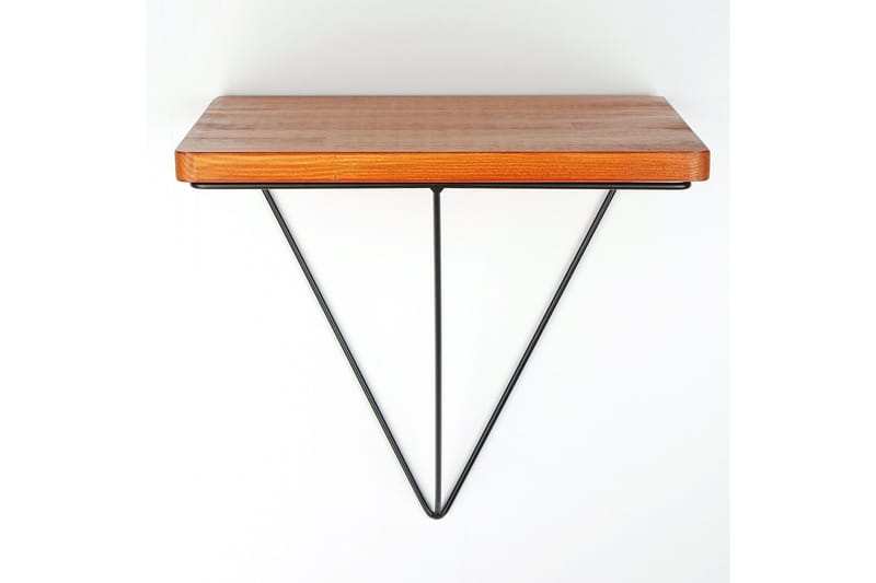 Pukkuri Pappershållare med Hylla 33 cm - Brun/Svart - Förvaring - Hylla - Vägghylla