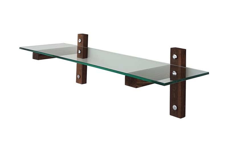 Quezad Vägghylla 85 cm - Valnöt - Förvaring - Hylla - Vägghylla