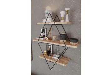 Rambabu Vägghylla 70 cm - Guld/Svart - Förvaring - Hylla - Vägghylla