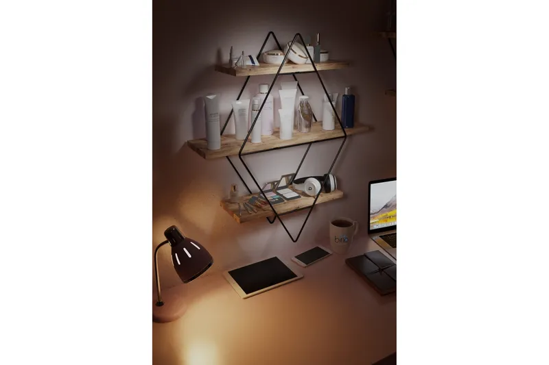 Rambabu Vägghylla 70 cm - Guld/Svart - Förvaring - Hylla - Vägghylla