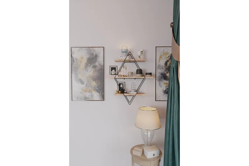 Rambabu Vägghylla 70 cm - Guld/Svart - Förvaring - Hylla - Vägghylla