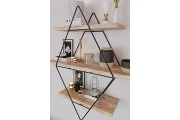 Rambabu Vägghylla 70 cm - Guld/Svart - Förvaring - Hylla - Vägghylla