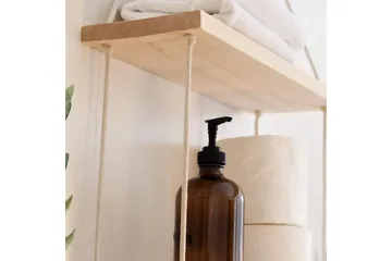 Raniye Vägghylla 40x2 cm - Mörkbrun - Förvaring - Hylla - Vägghylla