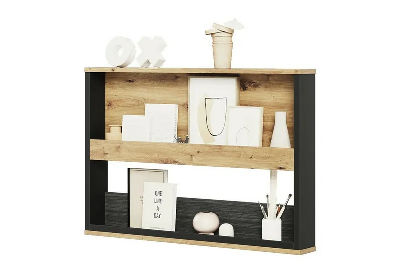 Rathmore Vägghylla 92x12 cm - Svart - Förvaring - Hylla - Vägghylla