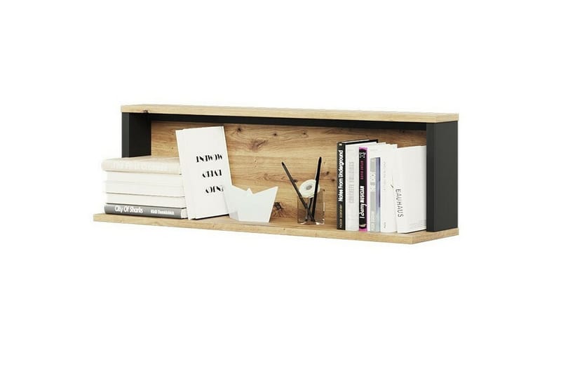 Rathmore Vägghylla 92x22 cm - Svart - Förvaring - Hylla - Vägghylla