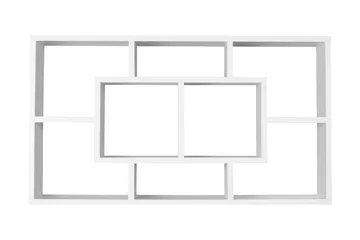 Rhosgoch Vägghylla - Vit - Förvaring - Hylla - Vägghylla