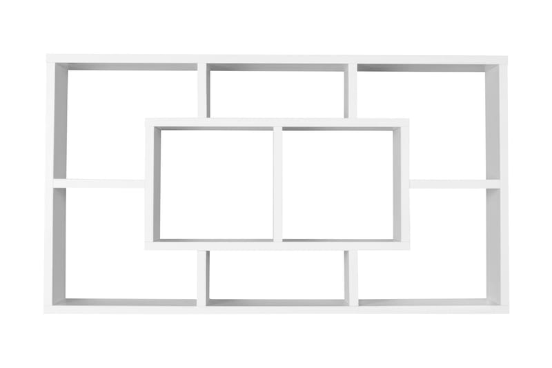 Rhosgoch Vägghylla - Vit - Förvaring - Hylla - Vägghylla