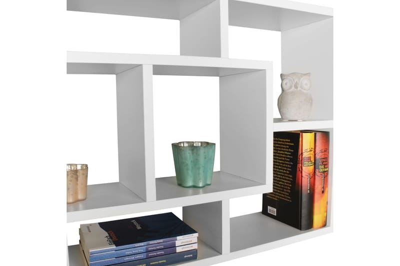 Rhosgoch Vägghylla - Vit - Förvaring - Hylla - Vägghylla