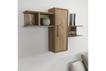 Rinorea Vägghylla 118,6x51,8 cm - Brun - Förvaring - Hylla - Vägghylla