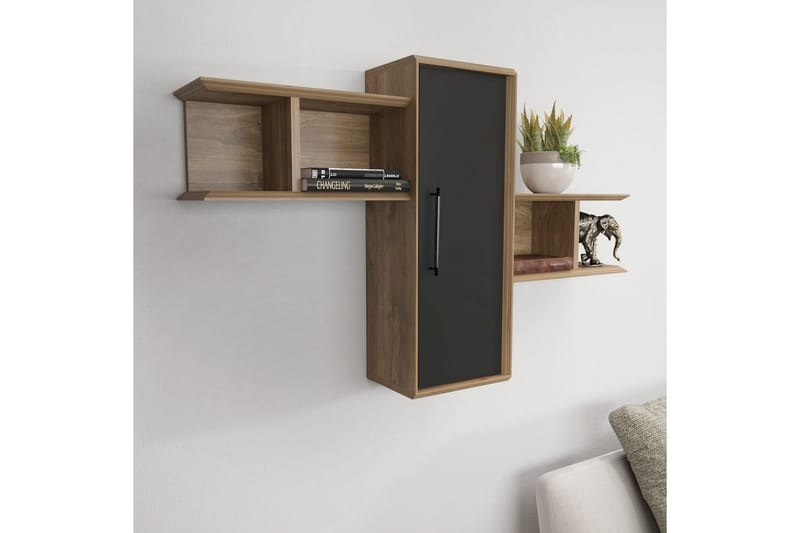 Rinorea Vägghylla 118,6x51,8 cm - Brun - Förvaring - Hylla - Vägghylla