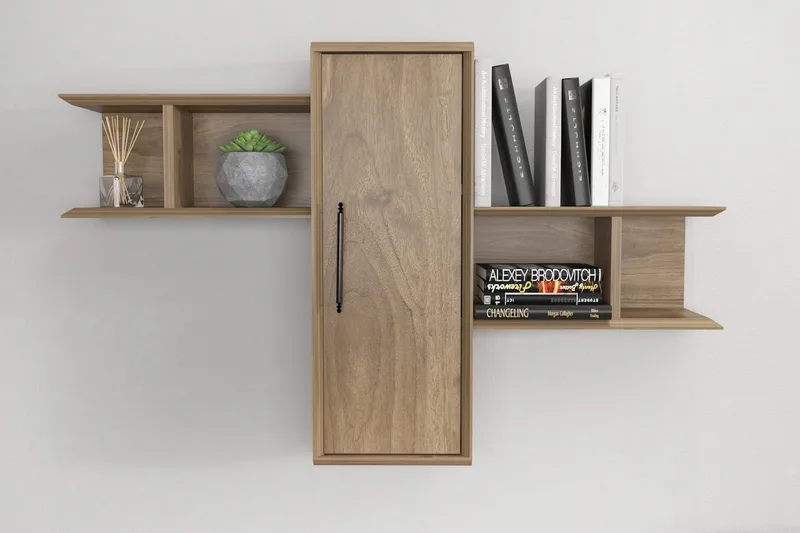 Rinorea Vägghylla 118,6x51,8 cm - Brun - Förvaring - Hylla - Vägghylla