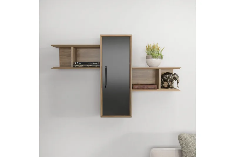 Rinorea Vägghylla 118,6x51,8 cm - Brun - Förvaring - Hylla - Vägghylla