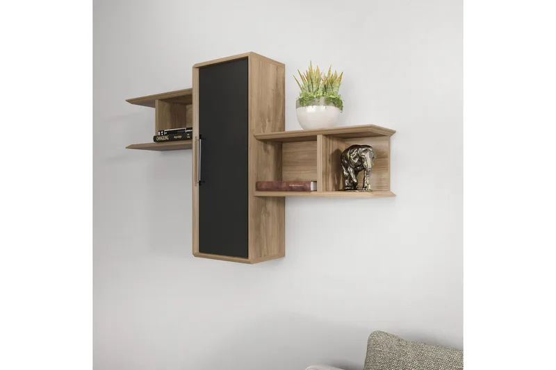 Rinorea Vägghylla 118,6x51,8 cm - Brun - Förvaring - Hylla - Vägghylla