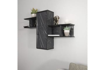 Rinorea Vägghylla 118,6x51,8 cm - Svart - Förvaring - Hylla - Vägghylla