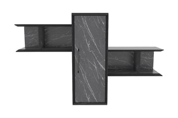 Rinorea Vägghylla 118,6x51,8 cm - Svart - Förvaring - Hylla - Vägghylla