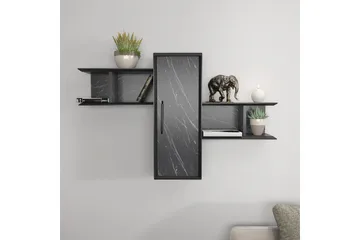 Rinorea Vägghylla 118,6x51,8 cm - Svart - Förvaring - Hylla - Vägghylla