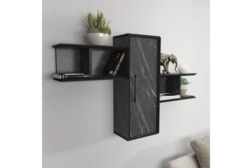 Rinorea Vägghylla 118,6x51,8 cm - Svart - Förvaring - Hylla - Vägghylla