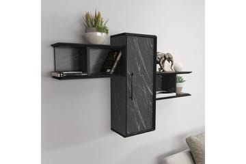 Rinorea Vägghylla 118,6x51,8 cm - Svart - Förvaring - Hylla - Vägghylla