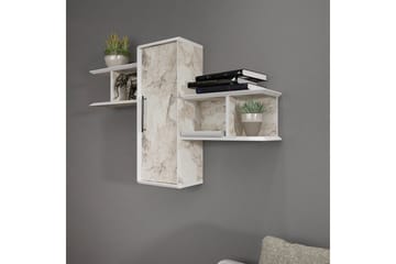 Rinorea Vägghylla 118,6x51,8 cm - Vit - Förvaring - Hylla - Vägghylla