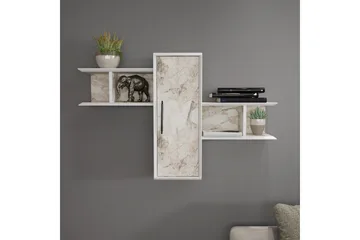 Rinorea Vägghylla 118,6x51,8 cm - Vit - Förvaring - Hylla - Vägghylla