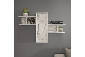 Rinorea Vägghylla 118,6x51,8 cm - Vit - Förvaring - Hylla - Vägghylla