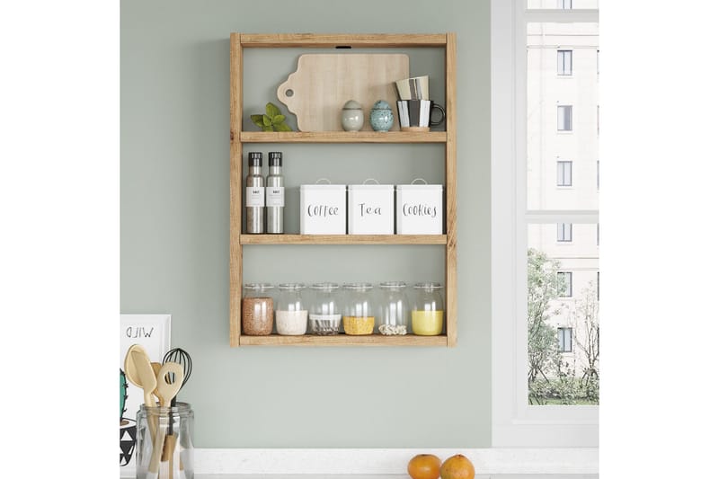 Rinorea Vägghylla 43,2x60 cm - Grön - Förvaring - Hylla - Vägghylla