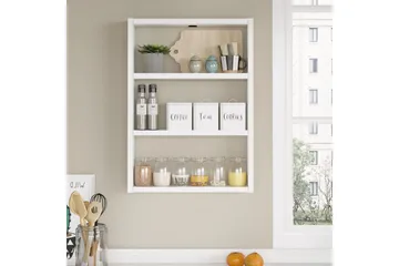 Rinorea Vägghylla 43,2x60 cm - Vit - Förvaring - Hylla - Vägghylla