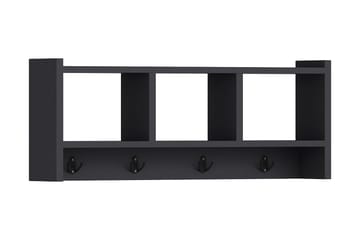 Rinorea Väggkrok 75,6x35 cm - Antracit - Förvaring - Hylla - Vägghylla