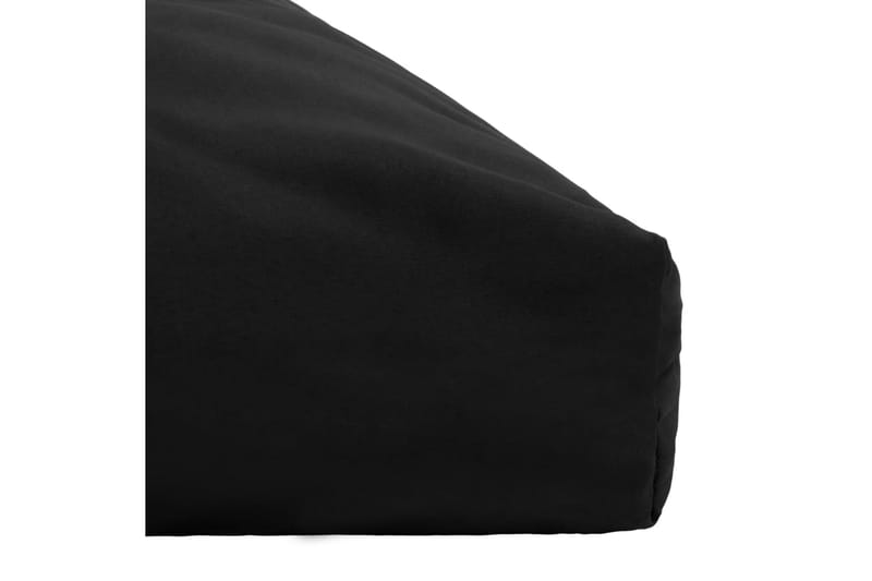 Sittdyna svart 120x80x10 cm tyg - Svart - Sittdyna & ryggdyna utemöbler