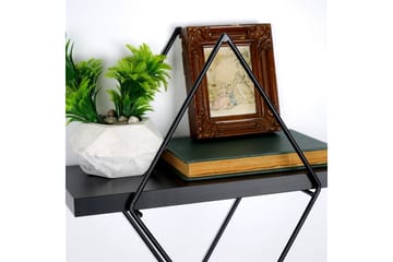 Sivrice Vägghylla 31x15 cm - Svart - Förvaring - Hylla - Vägghylla